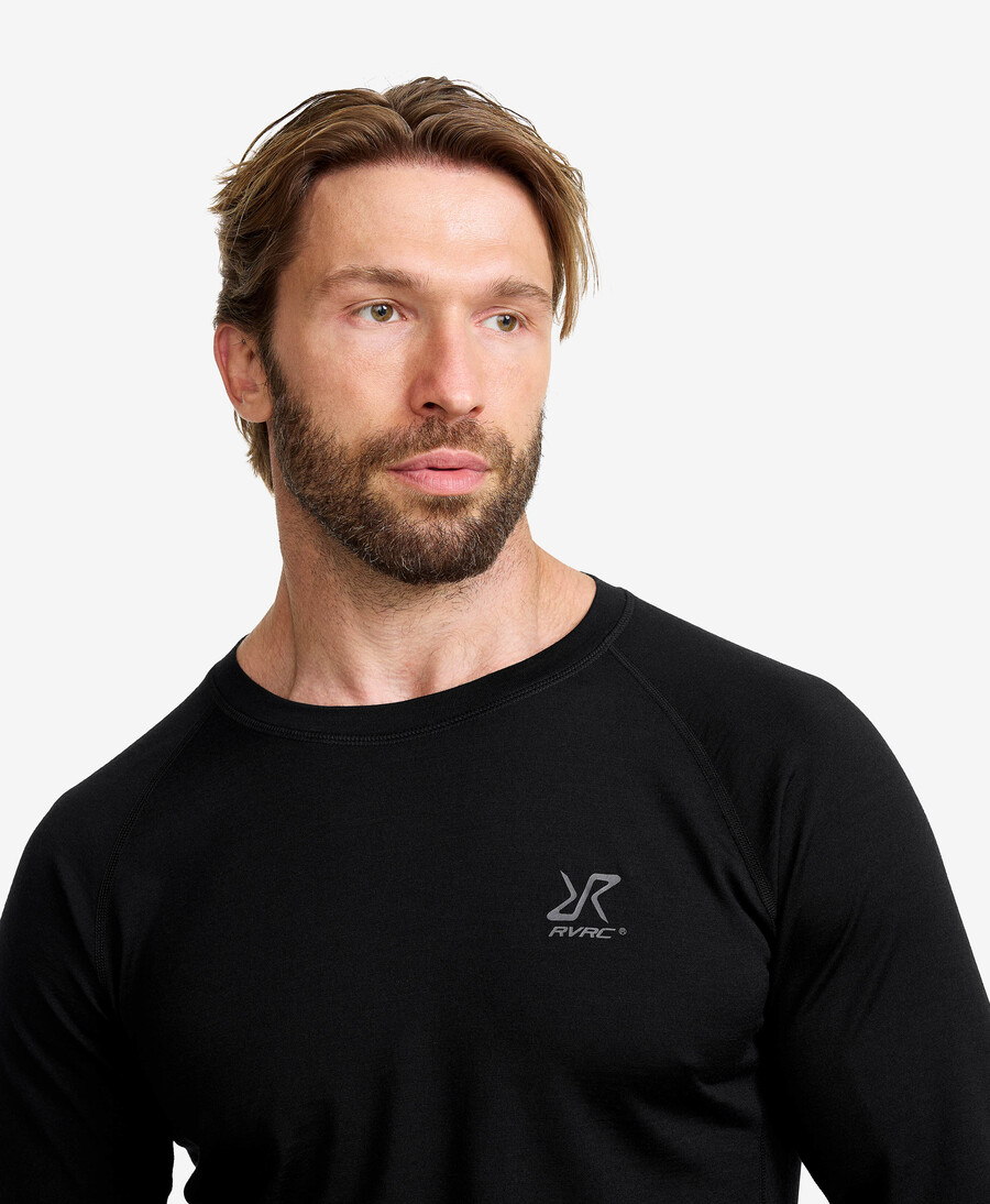 rutten merino light base layer top män