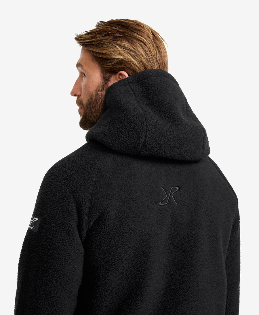 sherpa hoodie män