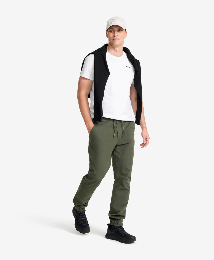 ek stretch twill joggare män