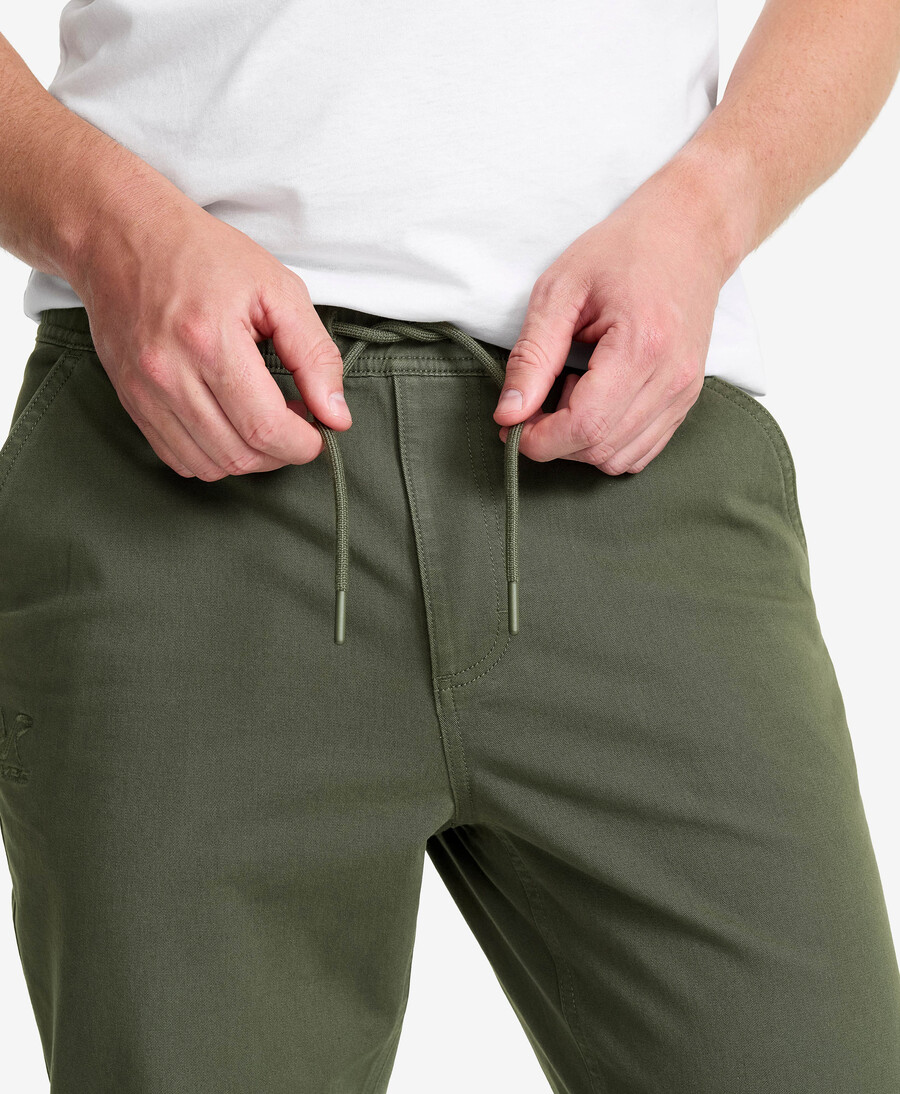 ek stretch twill joggare män