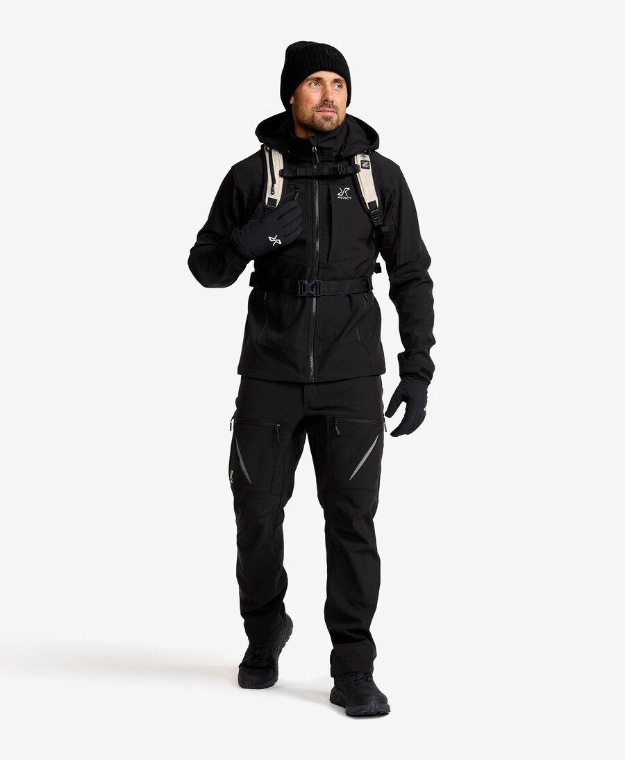 hiball softshell byxor för män