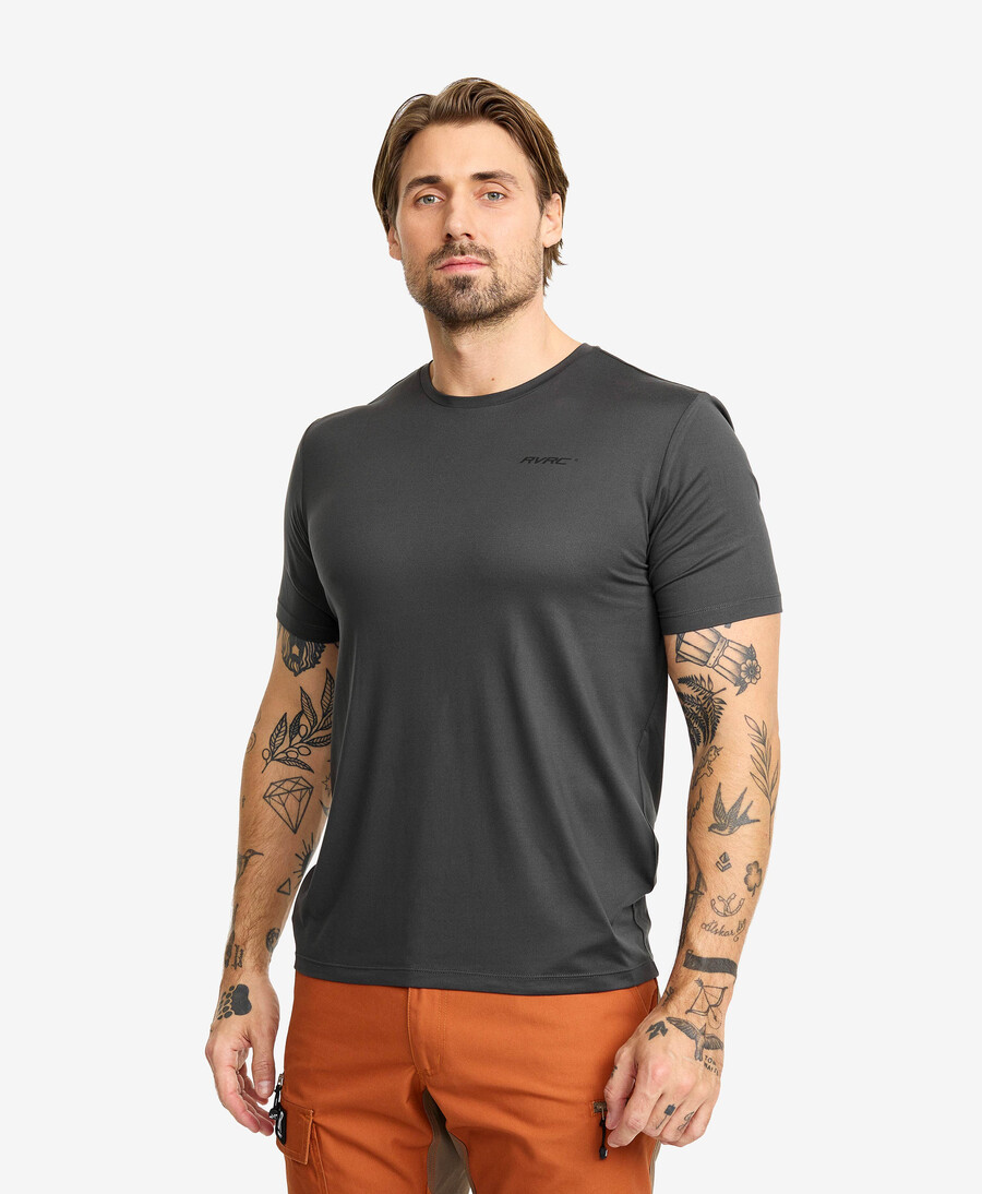 uppdrag grafisk logo t-shirt män