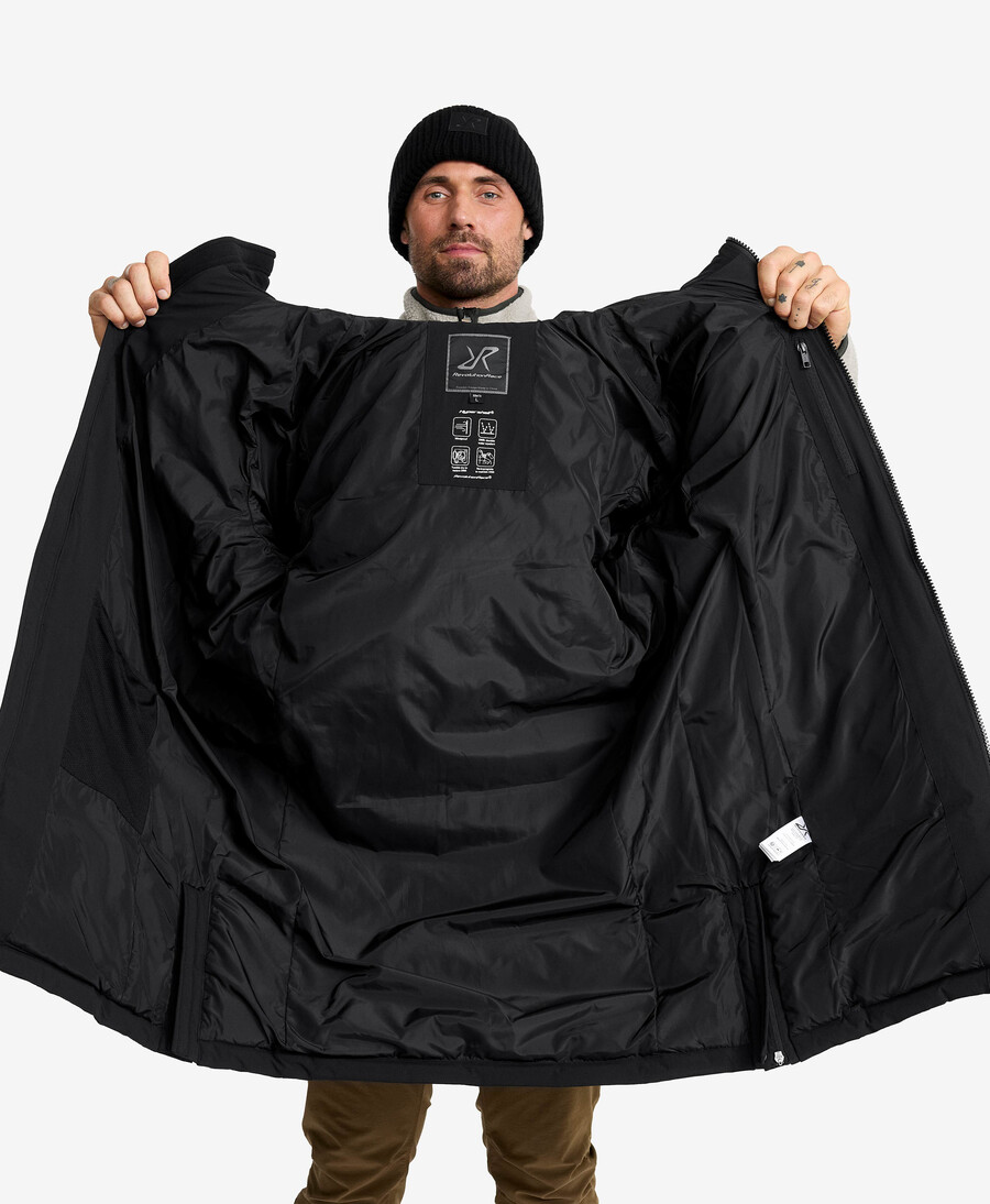 vackra isolerade parka män