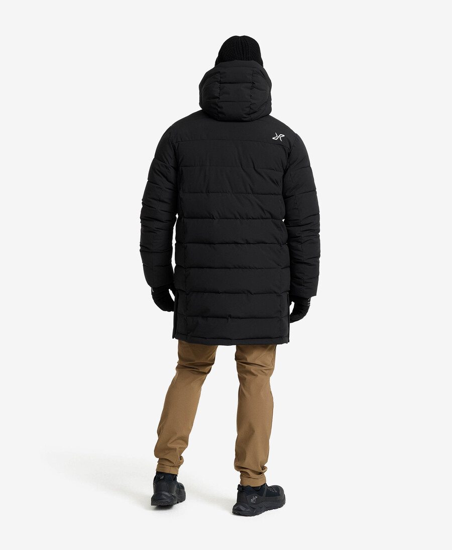 vackra isolerade parka män