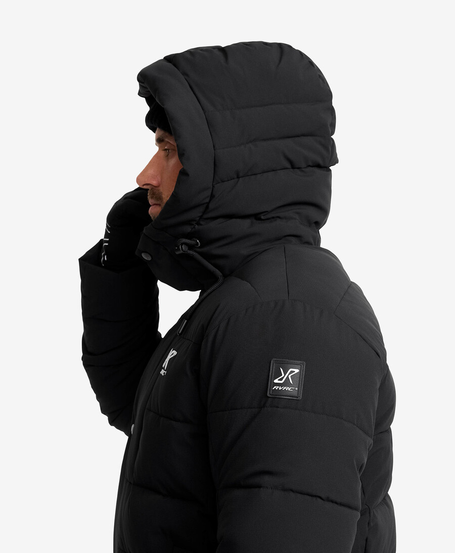 vackra isolerade parka män