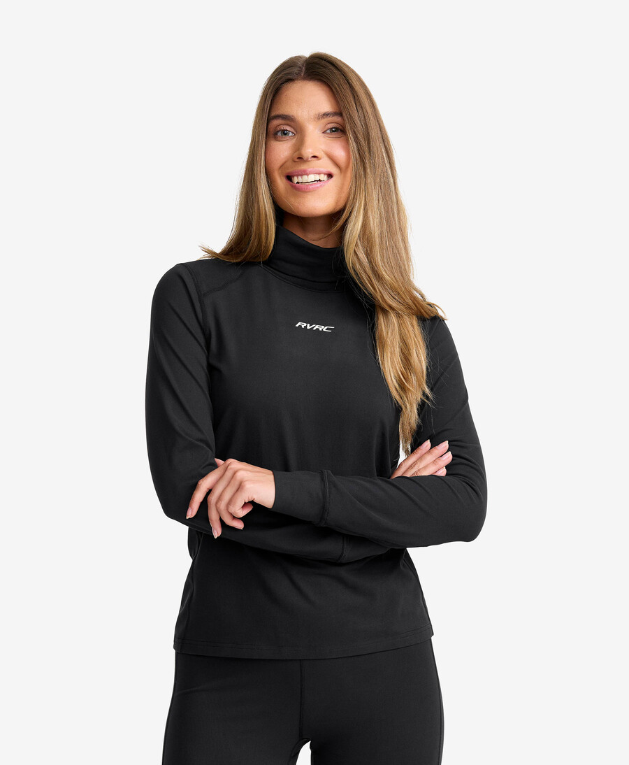 utförsåkning base layer polotröja top kvinnor