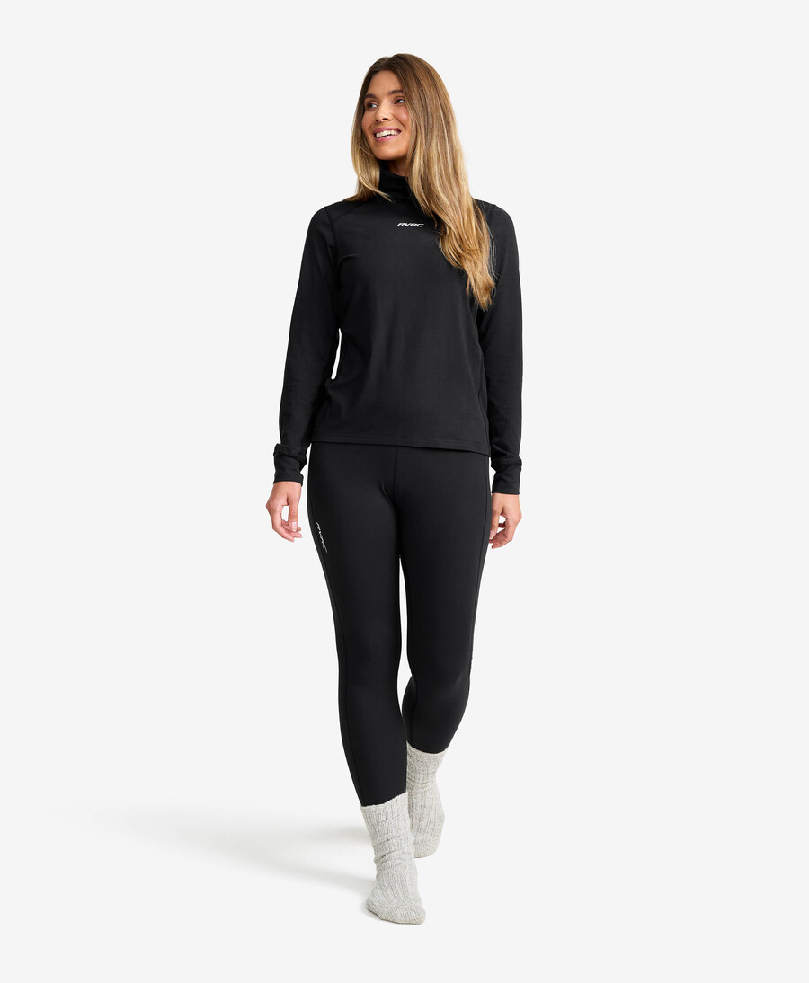 utförsåkning base layer polotröja top kvinnor