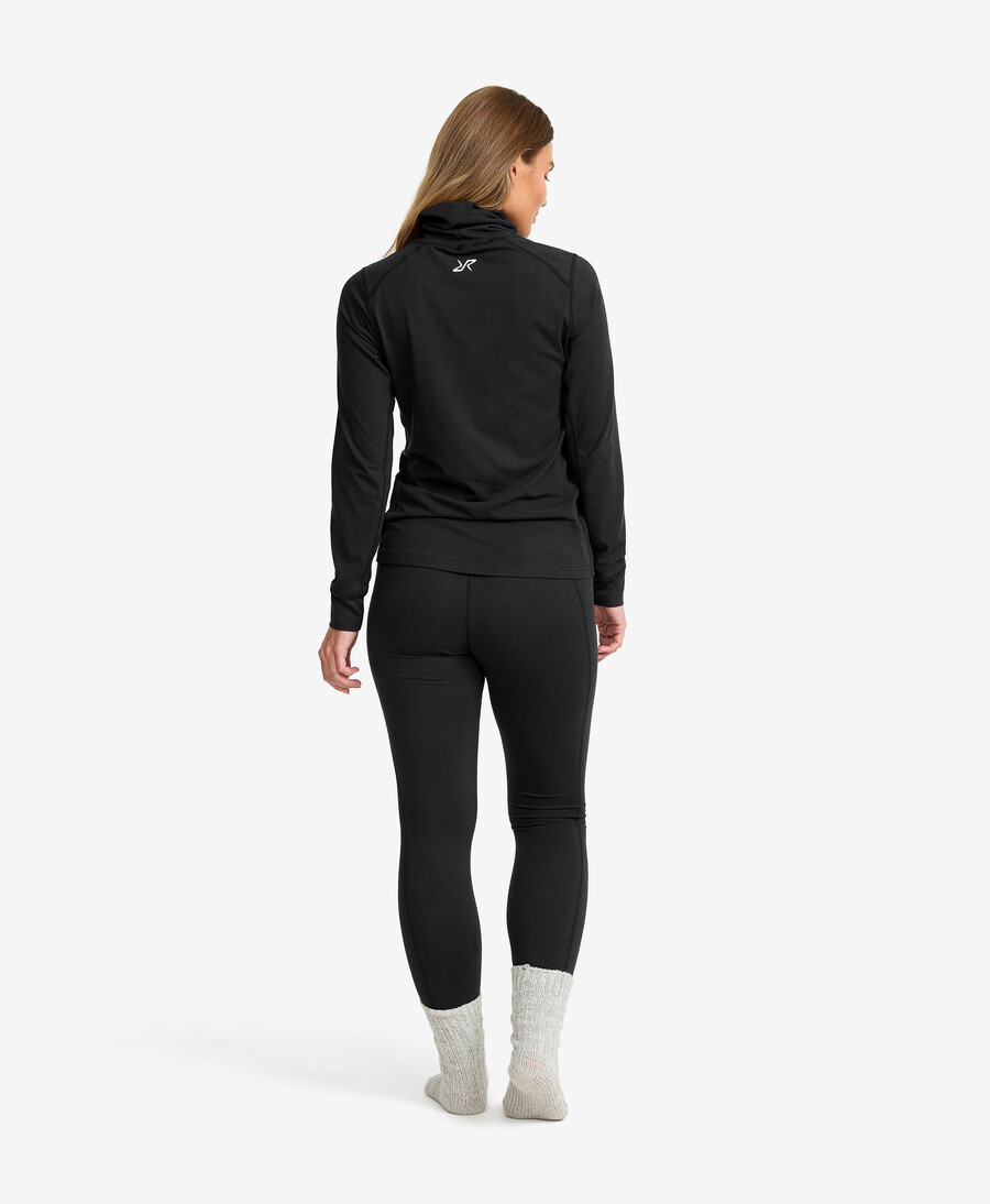 utförsåkning base layer polotröja top kvinnor