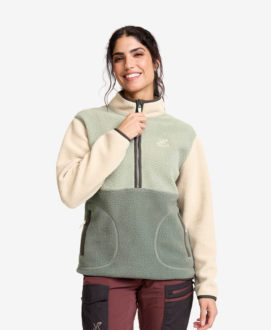 canyon halv-zip lugg fleece kvinnor
