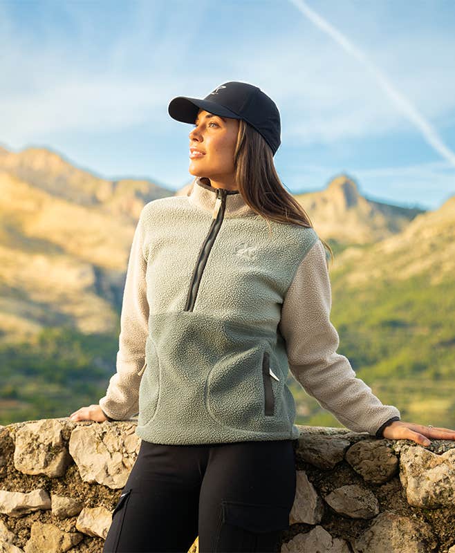 canyon halv-zip lugg fleece kvinnor
