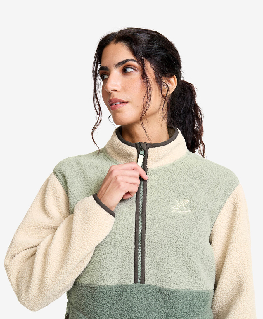 canyon halv-zip lugg fleece kvinnor