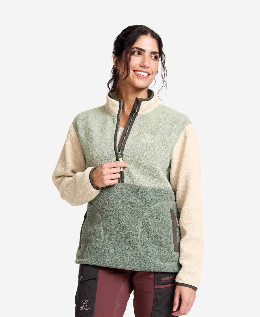 canyon halv-zip lugg fleece kvinnor