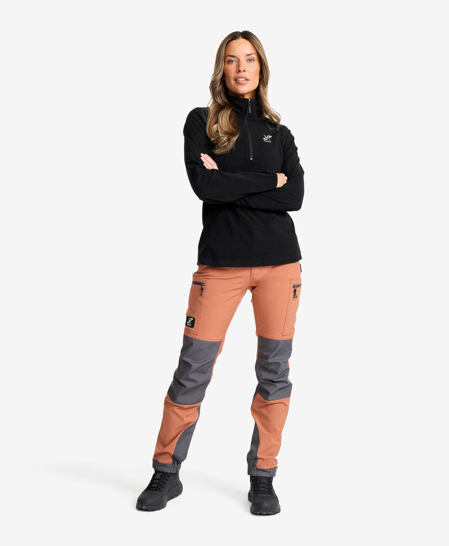 vandraren halv-zip fleece kvinnor