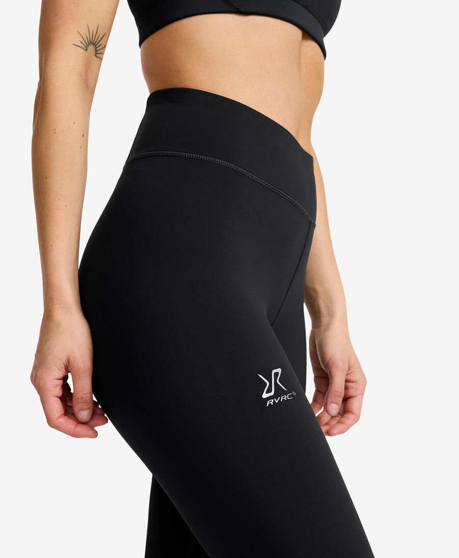 flödet hög midja leggings kvinnor