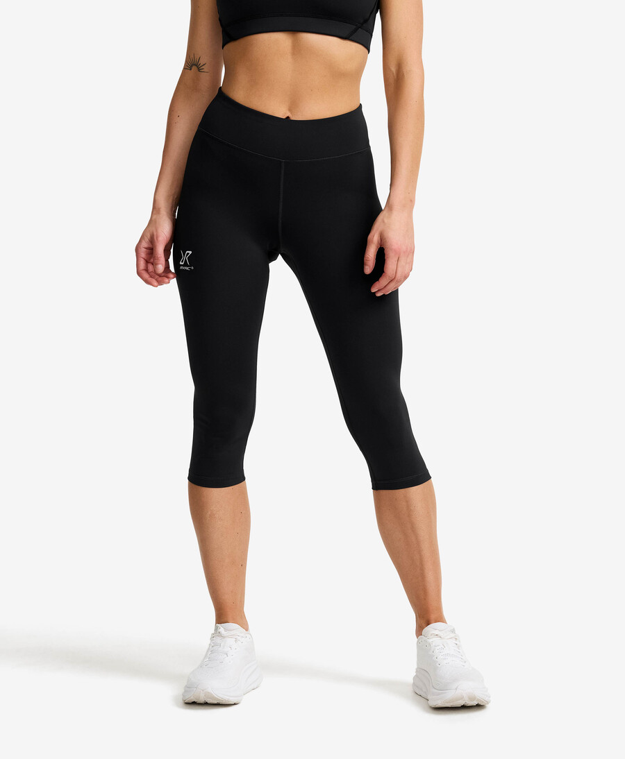 flödet hög midja capri leggings kvinnor