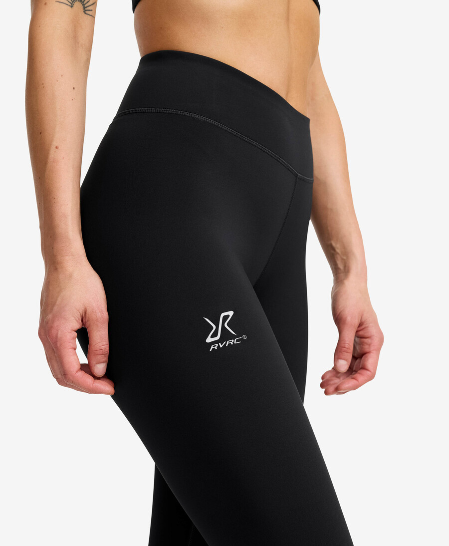 flödet hög midja capri leggings kvinnor