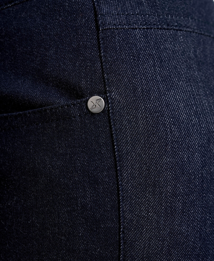 dalen hög midja stretch jeans kvinnor