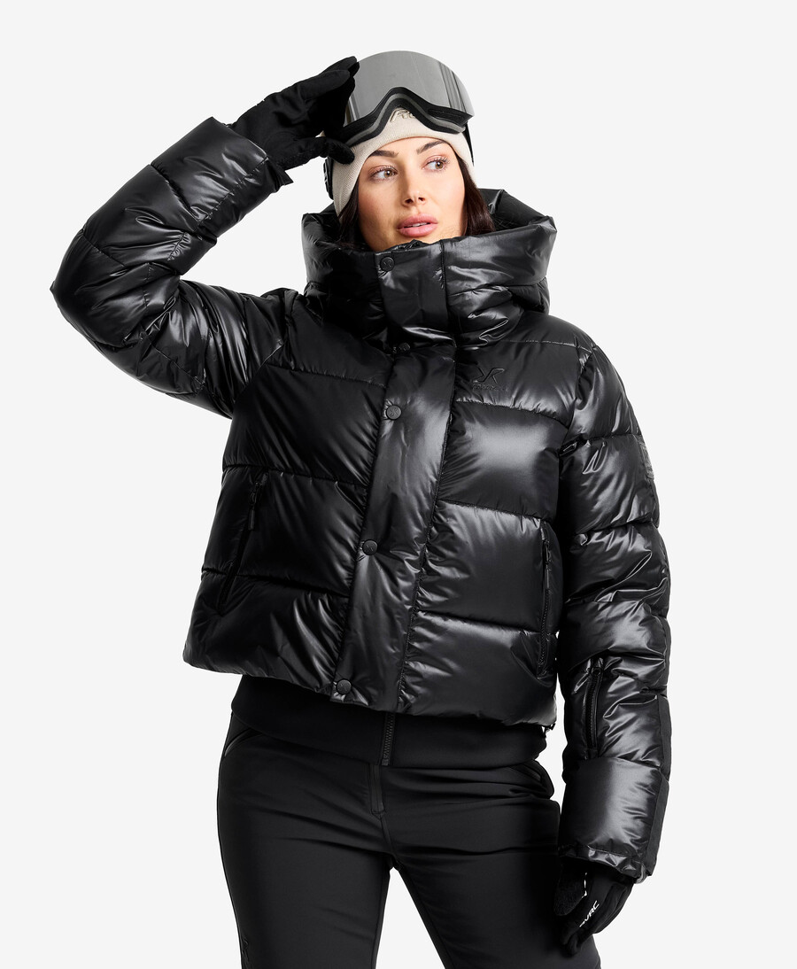 höja puffer ski jacka kvinnor