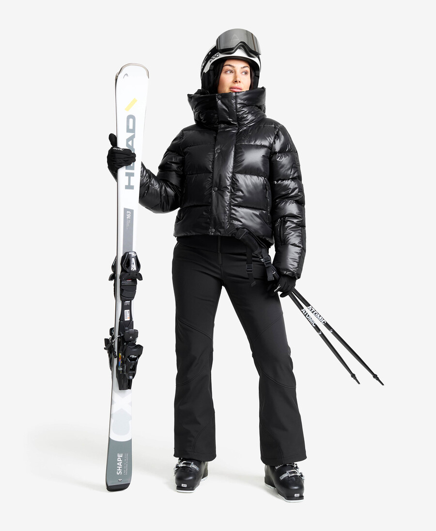 höja puffer ski jacka kvinnor