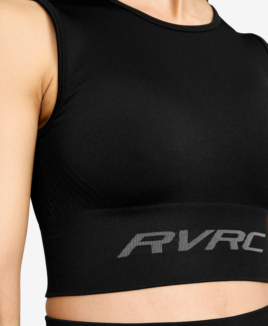 härkomst sömlös crop top kvinnor