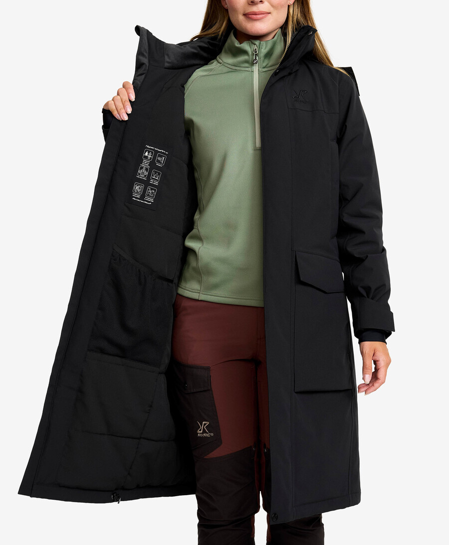 rim 2l isolerad parka kvinnor